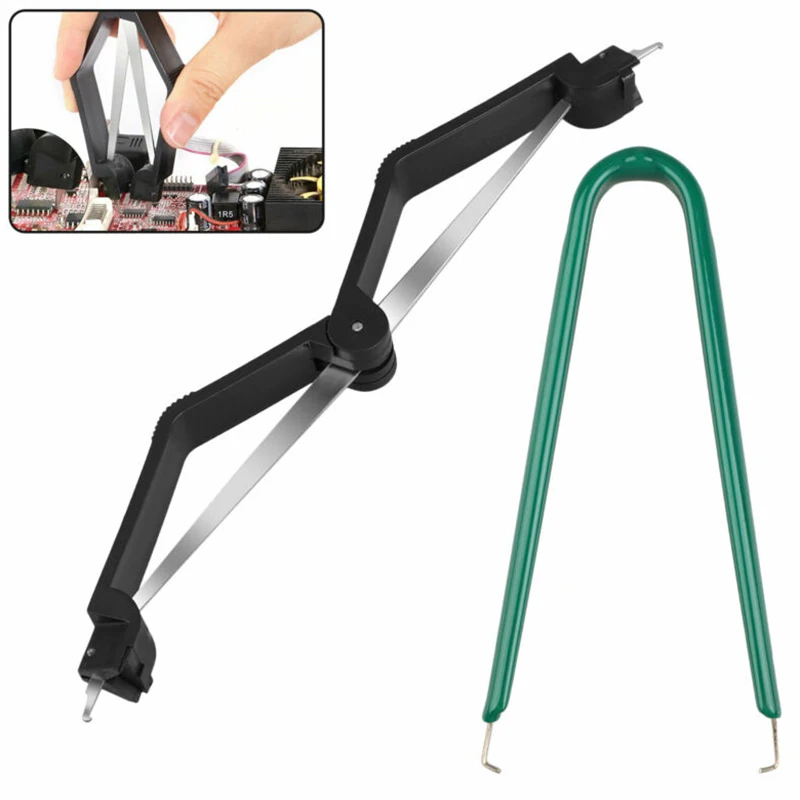 U Type Tweezers IC Chip Protect Plier Extractor Machine Removal Repair Set Circuit Board Component Puller ► Photo 2/4