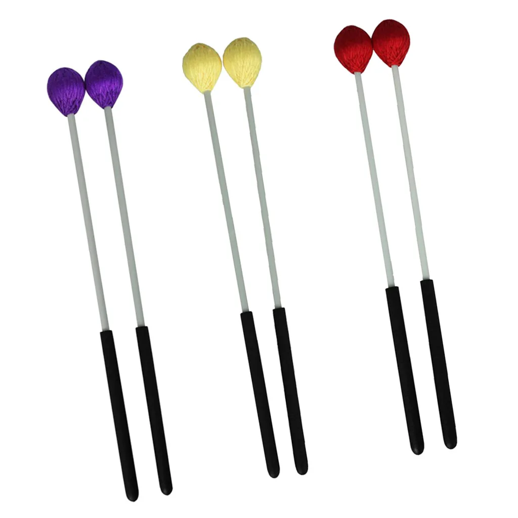 1 пара Marimba Mallets Glockenspiel палочки для ксилофона Marimba палочки аксессуары