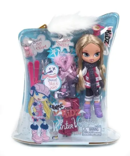 Оригинальная Кукла Bratz в коробке, зимний сезон, лыжный костюм, игрушка лучший подарок для девочки - Цвет: Многоцветный