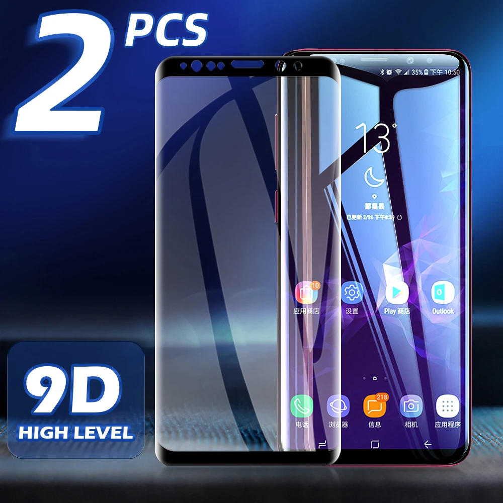 Защита экрана для смартфона Samsung Galaxy S8 S9 S10 S20 Plus S21 закаленное стекло Note 10 20