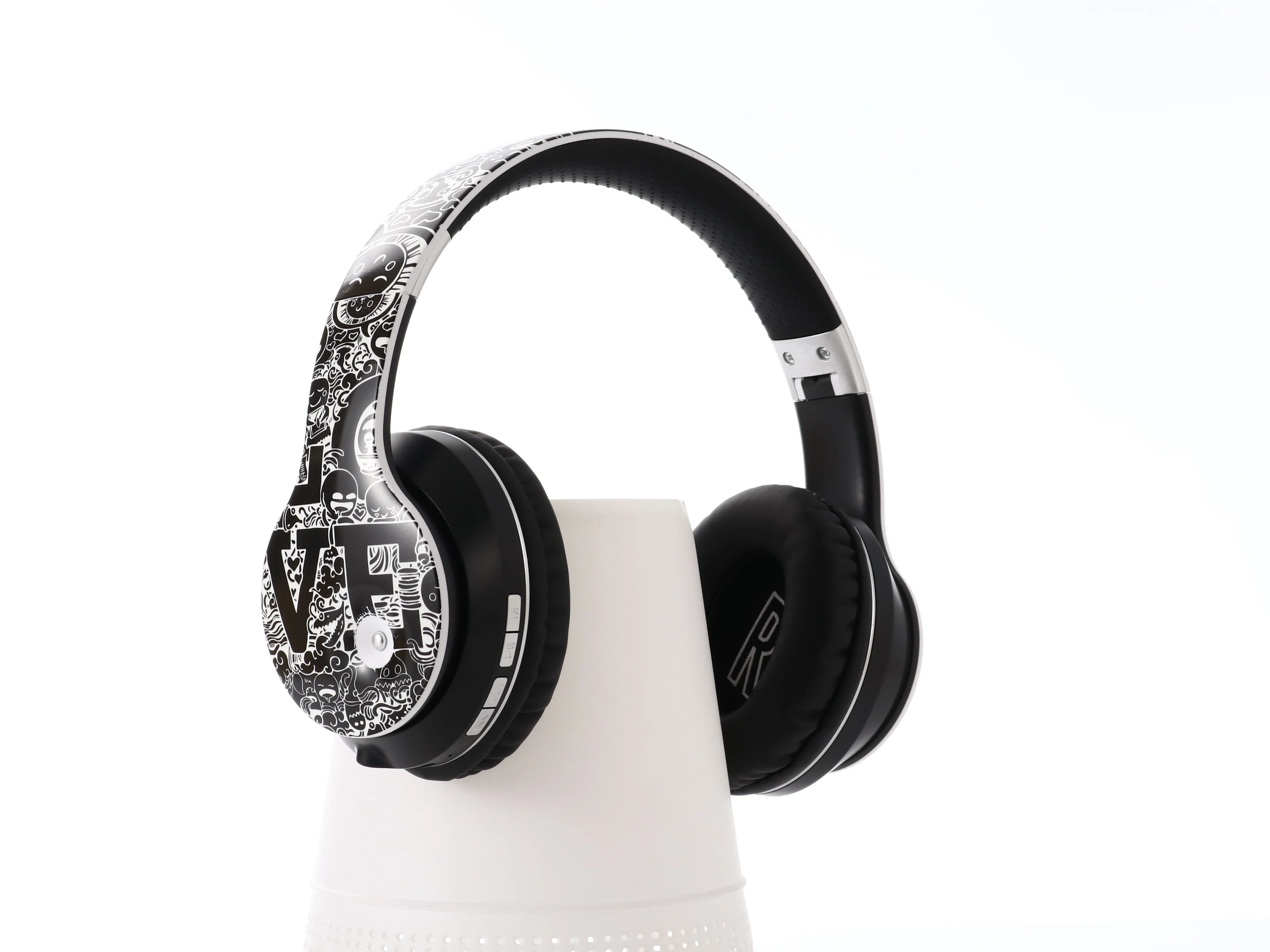 Wireless Headset Bluetooth 5 0 Foldable Headset with Microphone Super HiFi Subwoofer Headset Supports TF FM Wireless Bluetooth