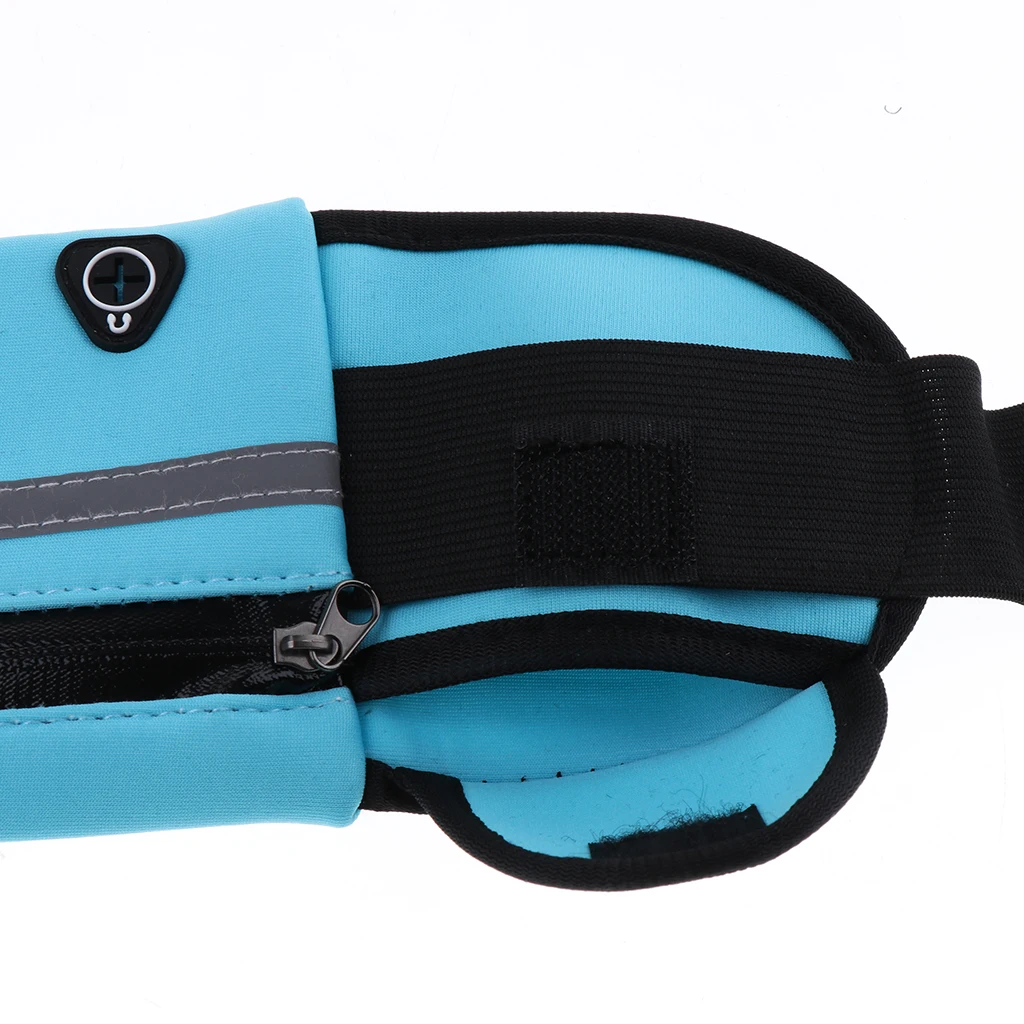 Reflect Running Belt Jogging Cycling Waist Pouch Bag W/ Water Bottle Holder Running Bags for Outdoor Sports