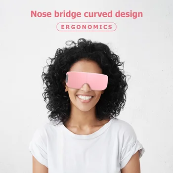 

Vibration Eye Massager 4D Airbag Wrinkle Fatigue Relieve Hot Compressing Air Pressure Therapy Massage Eye Care Device