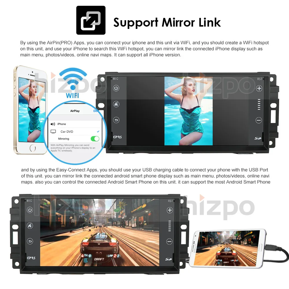 1 Din Android 10,0 автомобильный монитор плеер 4 ядра gps навигация для Jeep Sebring Grand Cherokee Компас Wrangler 2005-2007 Автомагнитола