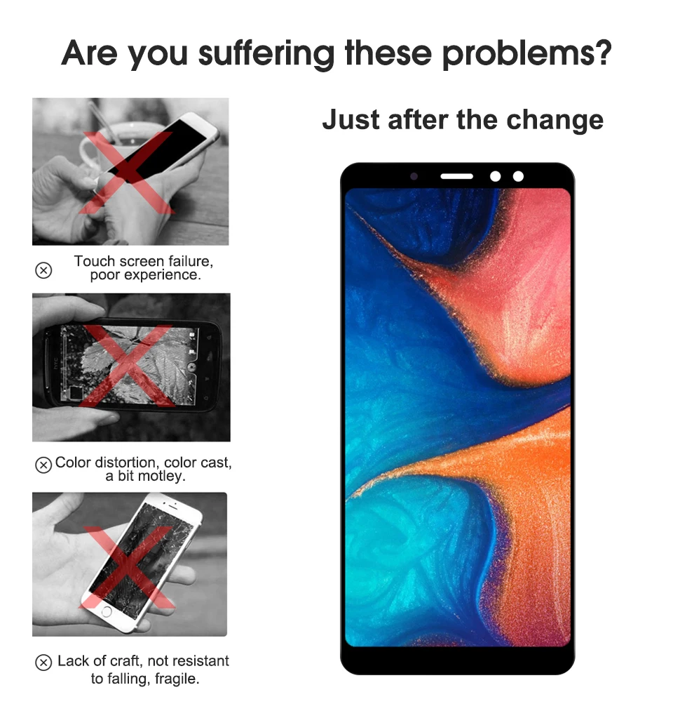 6,0 дюймов A730 ЖК s Дисплей для samsung A8 A8+ A730 A730F ЖК-экран дигитайзер сенсорная сборка для samsung A8+ Plus