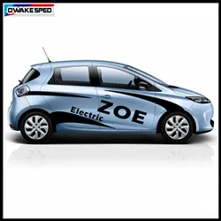 For Renault-ZOE Electricity 1sets Car Whole Body Stickers Racing Sport Styling Auto Door Both Side Decor Vinyl Decals (4)_副本