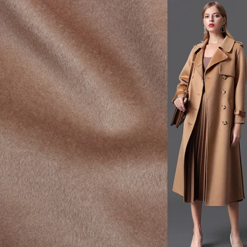 Цвет хаки шерсть кашемир ткань 650 г/метр 92% шерсть смешанная 8% Вискоза, WF231