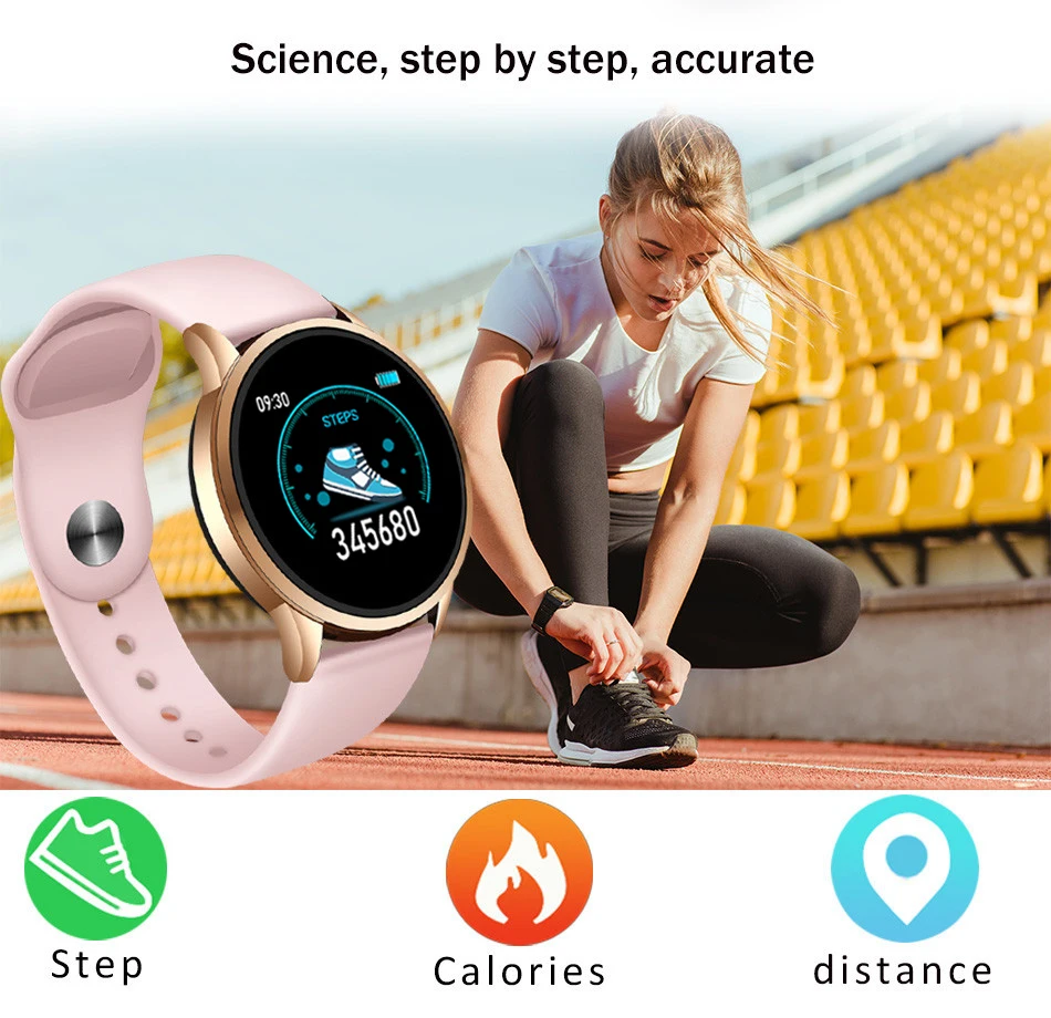  LIGE Fitness Tracker IP67 Waterproof Smart Bracelet Screen heart rate Monitor Pedometer Smart Wrist - 33055325686