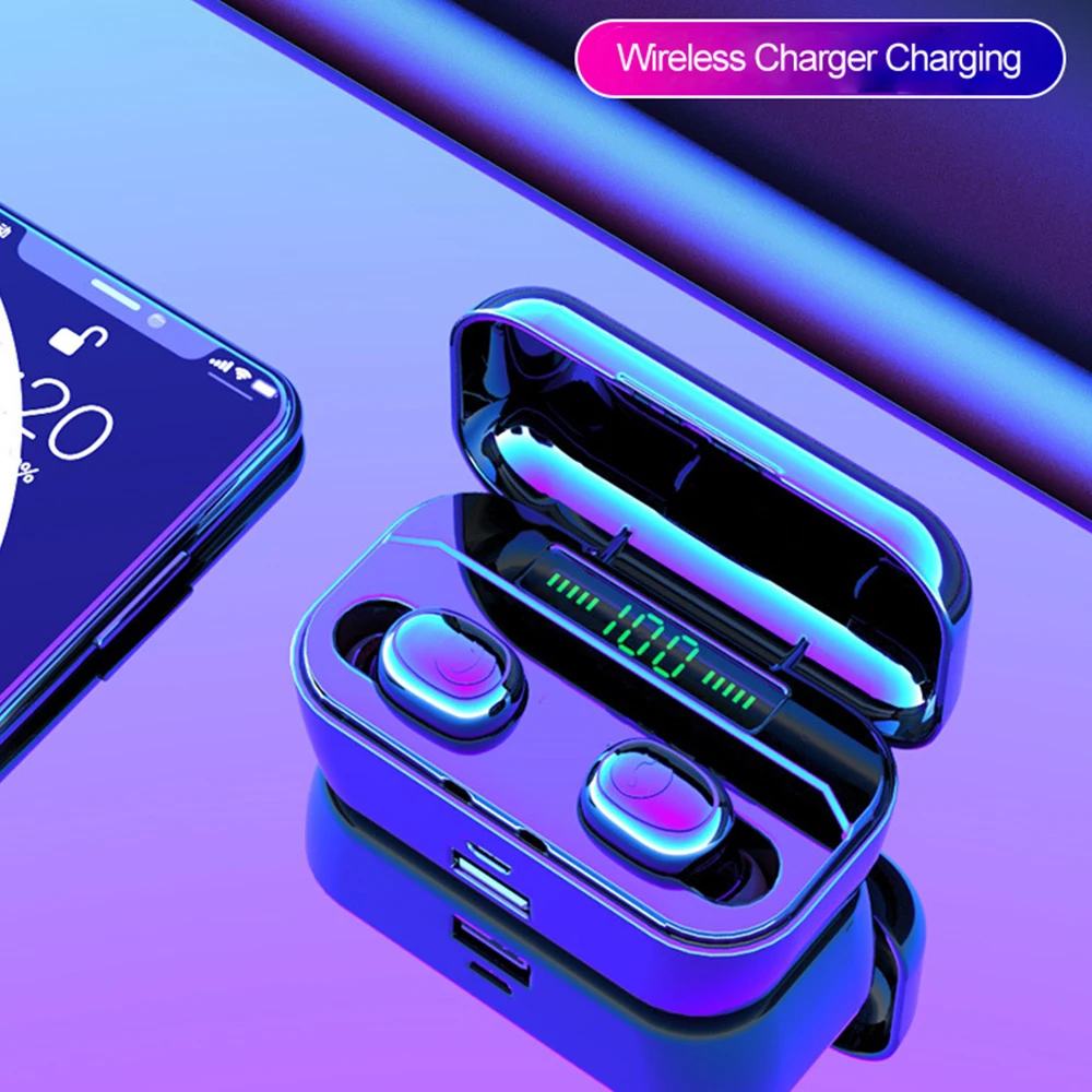 

G6s Bluetooth Earphones TWS Wireless 5.0 Handsfree Earphone Sports Bass Earbuds Waterproof Headset With Mic 3500mAh Charging Box