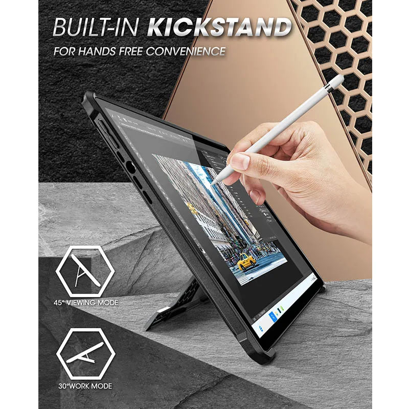 para Microsoft Surface Pro Case 2023 Supcase Robusto Case Protetor com Embutido Kickstand Compatível com tipo Teclado Capa - Imagem 2