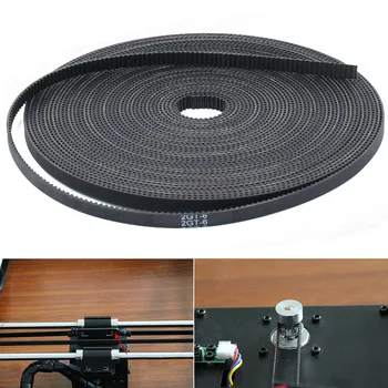 

5m/lot GT2-6mm Practical Timing Belt Replacement Part Fiberglass Reinforeced Open For 3D Printer Rubber Round Roll Durable