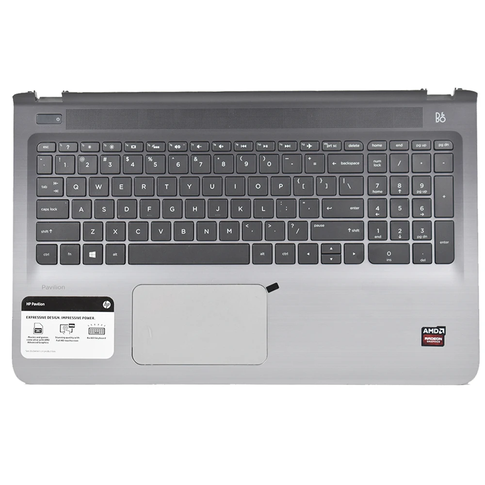 

Pavilion 15-AB Series Palmrest Backlight Keyboard & Touchpad For HP 809031-001
