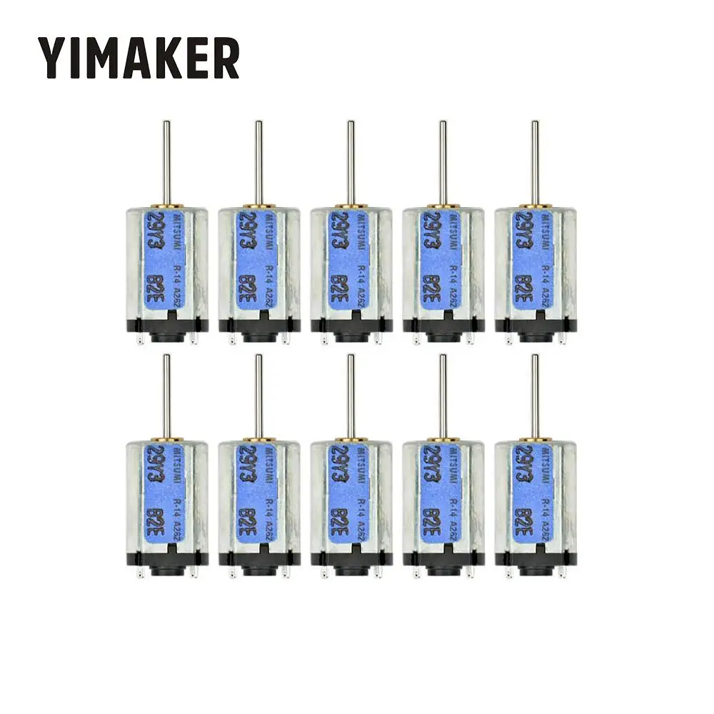 YIMAKER 10 шт. M20 микро двигатель постоянного тока DC3V 6V точные металлические щетки