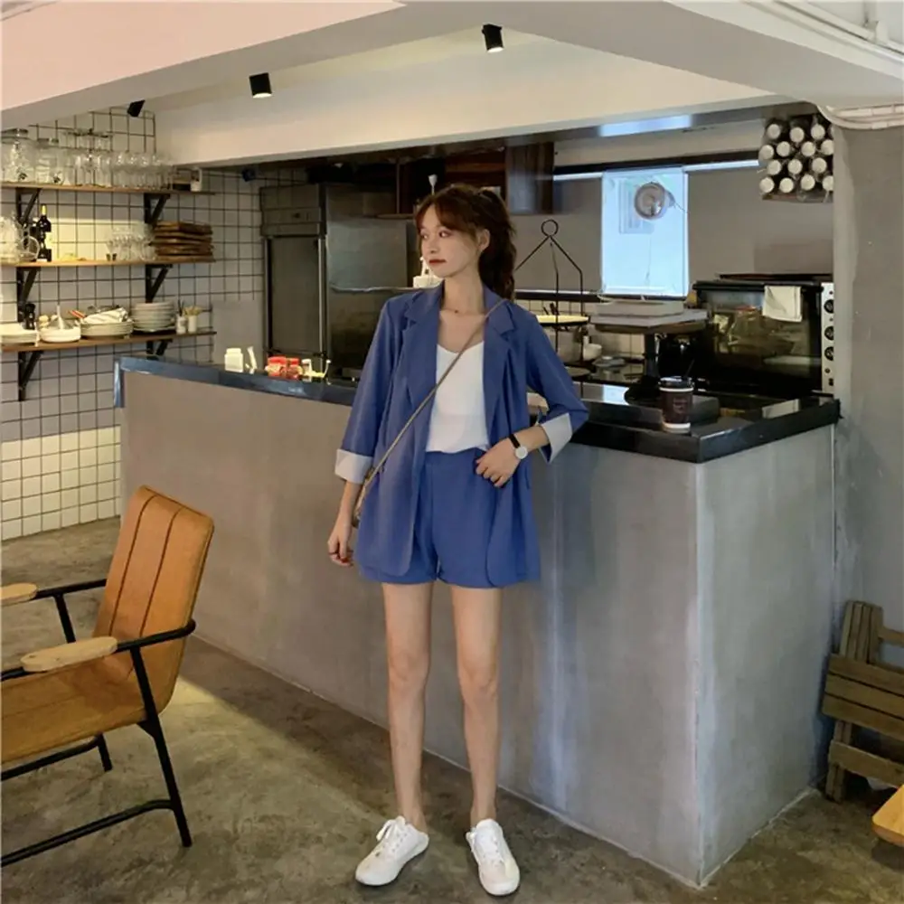 

Korean Version With Lazy Three-piece Suit New Korean Version Fashion Leisure Suit In Spring And Summer Of 2019,2 Piece Set Women