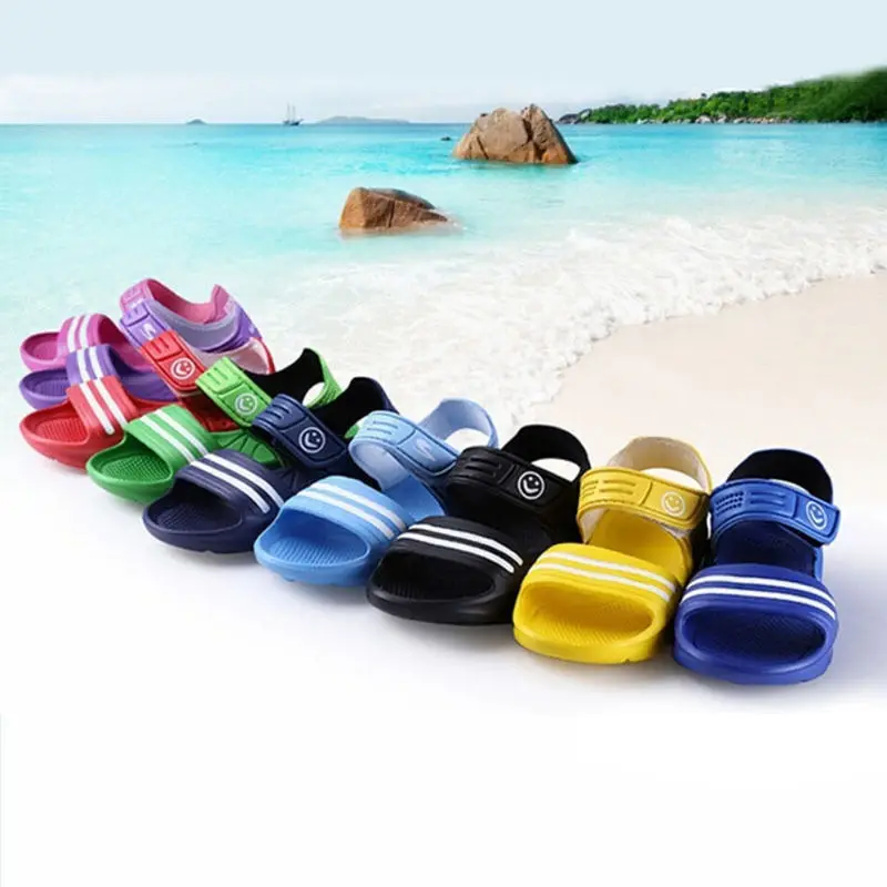 2-8Y Kids Sandal Baby Boys Girls Summer Beach Flat Casual Sandals Children Shoes | Детская одежда и обувь