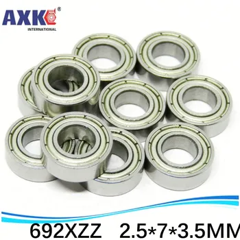 

50pcs free shipping thin wall deep groove ball bearing 692XZZ 2.5*7*3.5 mm