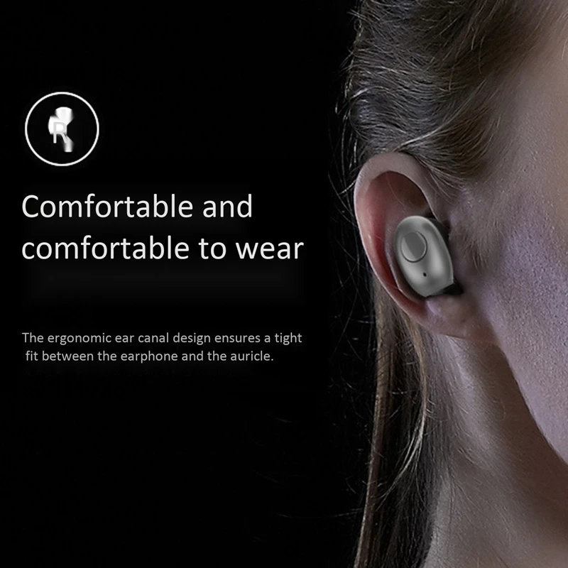 Xi6 Bluetooth Headset TWS Wireless Bluetooth Earbuds Sports Waterproof Headset with netic Charging Compartment