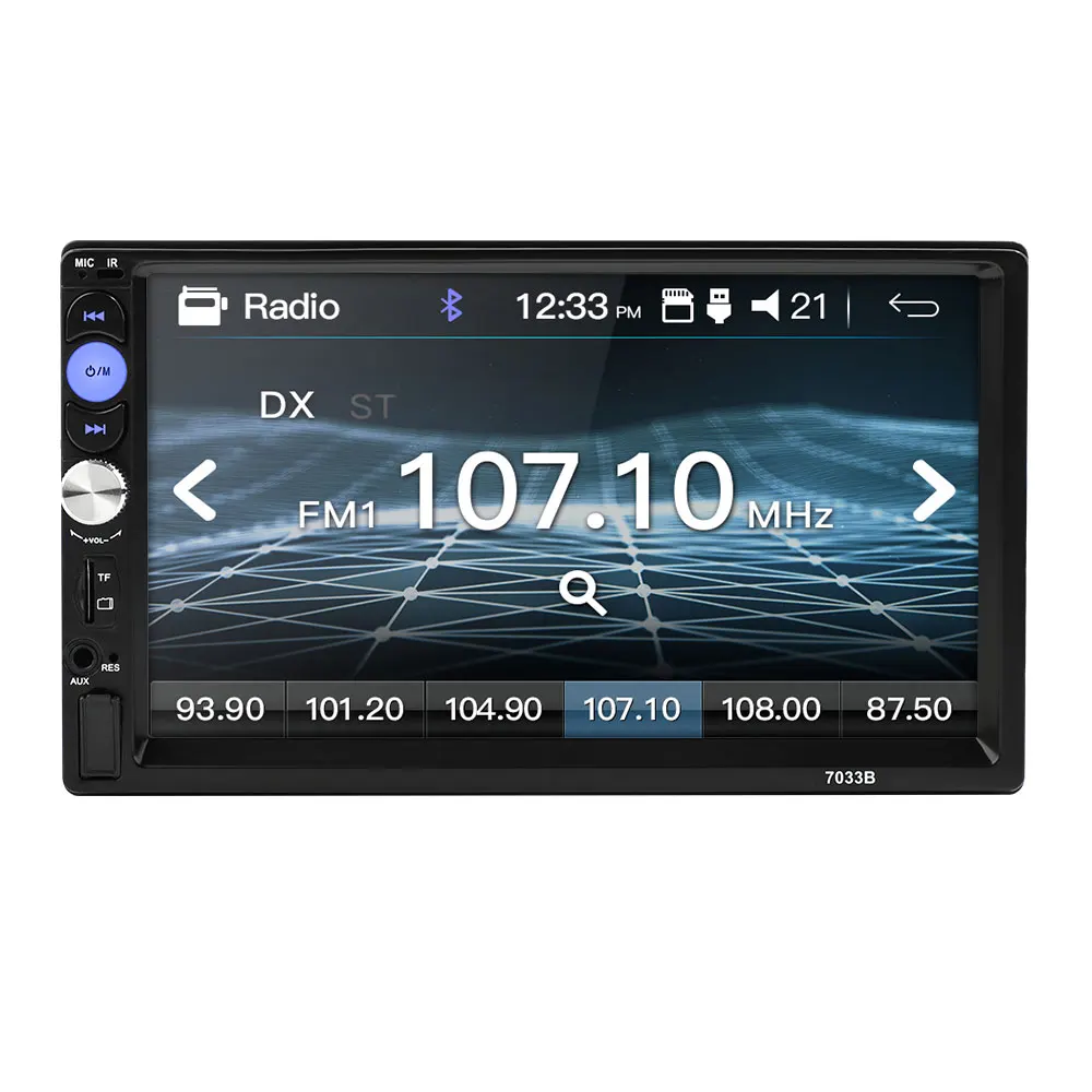 Vehemo 2DIN Bluetooth Автомобильный MP5 плеер FM Автомобильный MP5 Универсальный Автомобильный Bluetooth MP5 пульт дистанционного управления заднего вида красочные кнопки