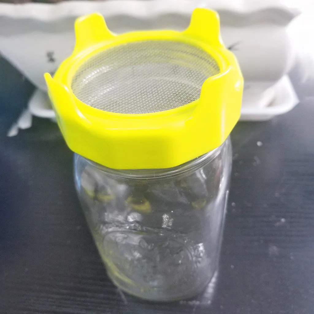 ABS семян Sprouter прорастание крышка Sprouting фильтр Mason крышка банки Sprouting чистая крышка Bean Sprouts фильтр Садовые принадлежности