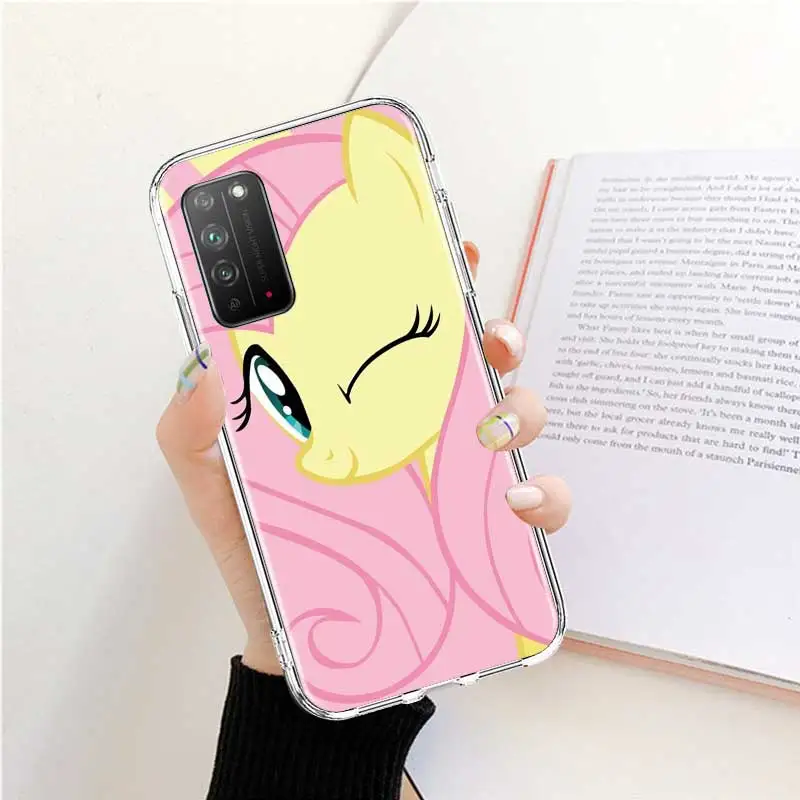 Радужный силиконовый чехол My Little Pony для Huawei Honor 9S 9C 9A 8X 9X Pro 10 Lite 20 30 Youth Play задняя
