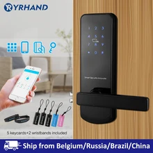 Home Apartment Bluetooth Smart Door Lock Smartphone Lock with Keypad Unlock with Mobile App, Code and Mechanical Key