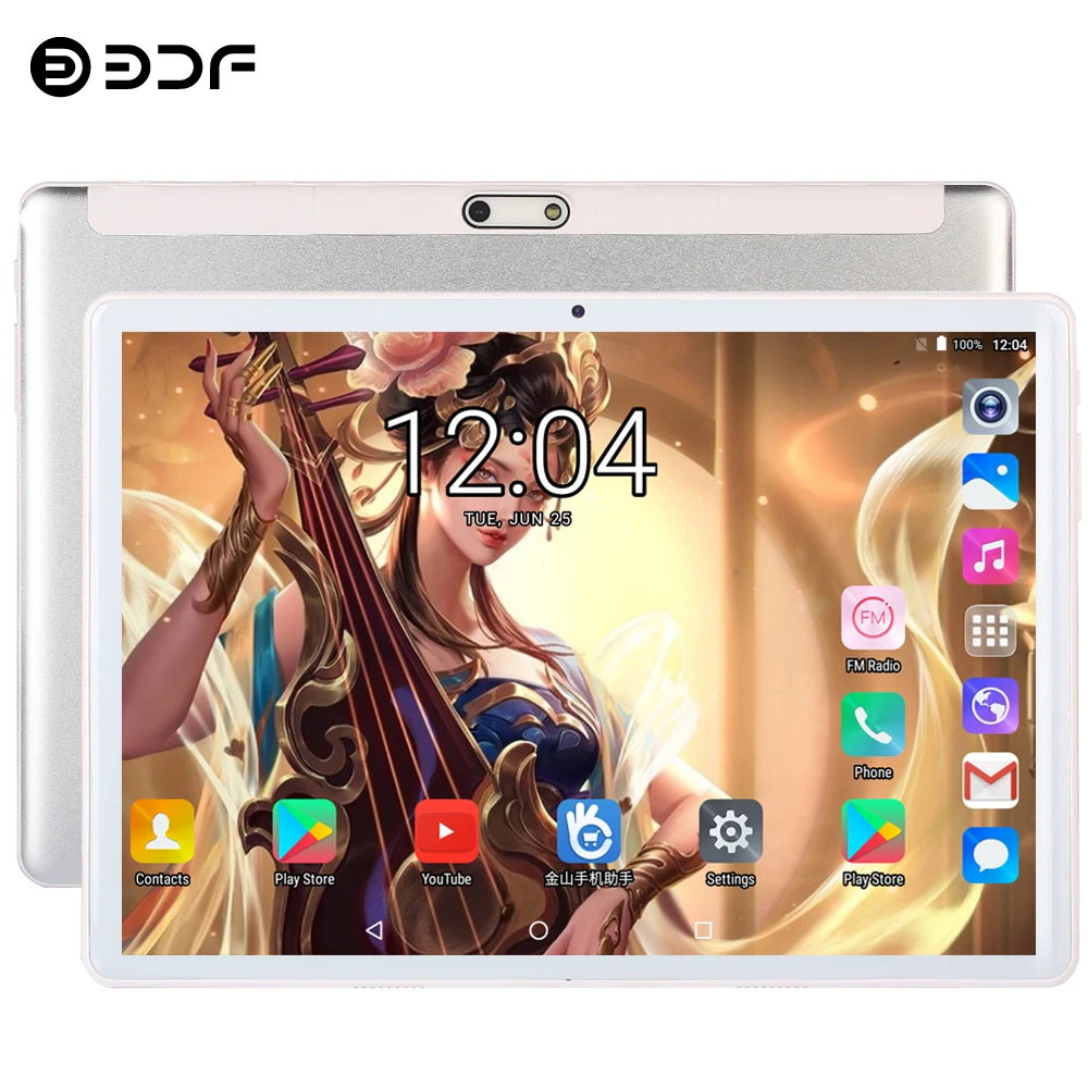 BDF 2021 новый планшетный ПК 10 дюймов Octa Core 2 Гб/32 ГБ Android 9 0 OS Tab с двумя sim картами 4G
