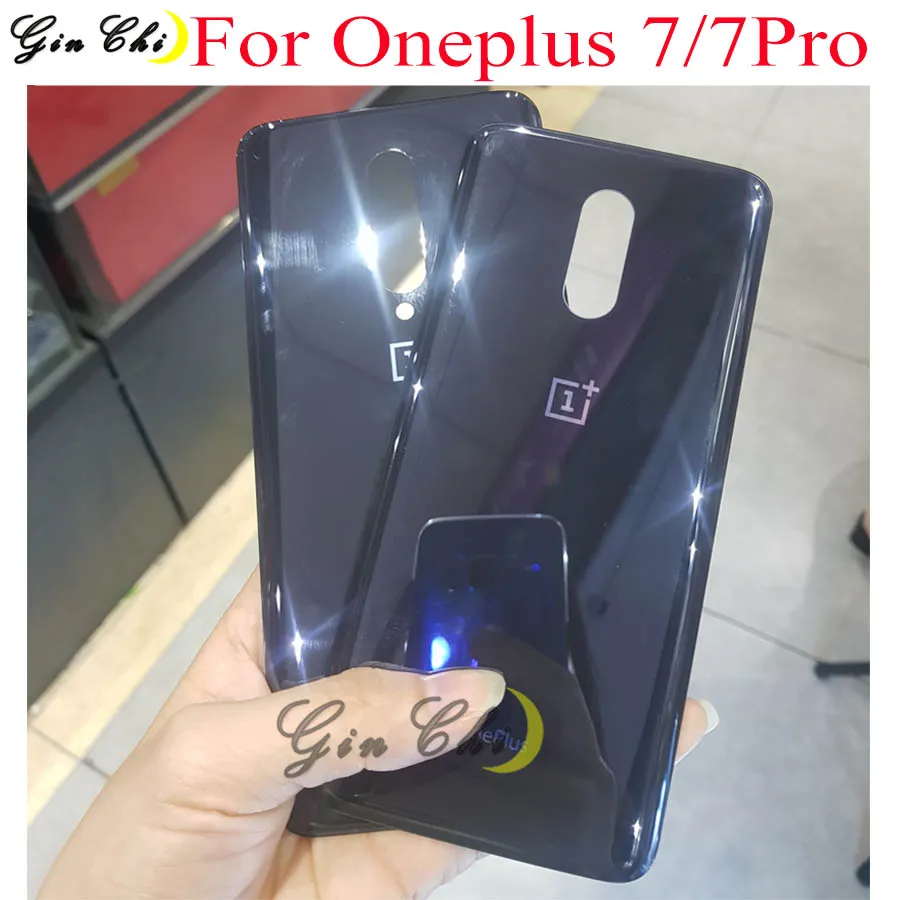 Новинка для OnePlus 7 крышка для батареи задняя крышка для Oneplus 7 Pro задняя крышка для батареи 1+ 7 Чехол для корпуса с клеем GM1915 чехол