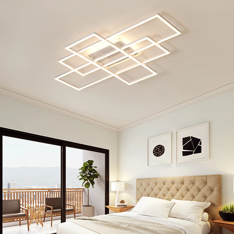 Chandelierrec гостиной спальни низкие потолки люстры блеск AC85-265V lamparas де techo Алюминиевые Современные Люстры с подвесками