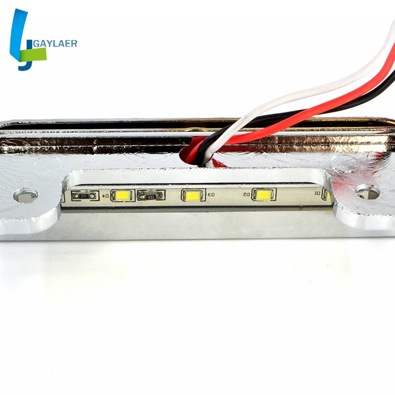 4 ''x 7'' универсальный мотоцикл 12V Светодиодный фонарь светильник рамка номерного знака с тормозом светильник для Honda Yamaha Suzuki номерной знак