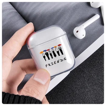 

TV Play Friends Cover Airpods Case Luxury Funda Airpods Pro Case Cute Clear Silicone Air Pod Bluetooth Earphone Accessories