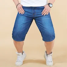 Мужские летние джинсы Hommes шорты для скейтборда шаровары модные джинсы размера плюс 28-58