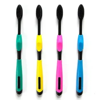 

Fashionable And Multicolored Bamboo Charcoal Soft Silk Soft Fur Anti Friction Toothbrush Home Unisex