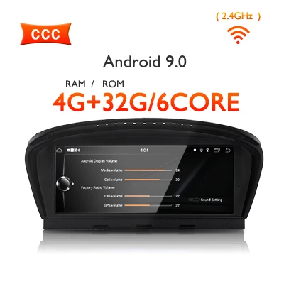 4G 64G ips экран Android 9,0/7,1 автомобильный Радио gps для BMW 5 серии E60 E61 E63 E64 E90 E91 CCC CIC ГЛОНАСС навигация без DVD - Цвет: 4G 32G 9.0 CCC