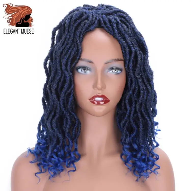 Elegant MUSES богиня искусственные локоны в стиле Crochet косы вьющиеся 16 дюймов мягкого натурального эффектом деграде(переход от темного к Синтетические пряди для наращивания волос 12 нитей 1 шт