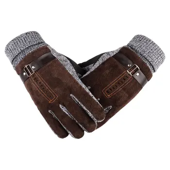 

Winter Ski Gloves Warm Gloves Outdoor Cycling Running Climbing Windproof Thermal Glove Cold Weather Gloves Pigskin Gloves