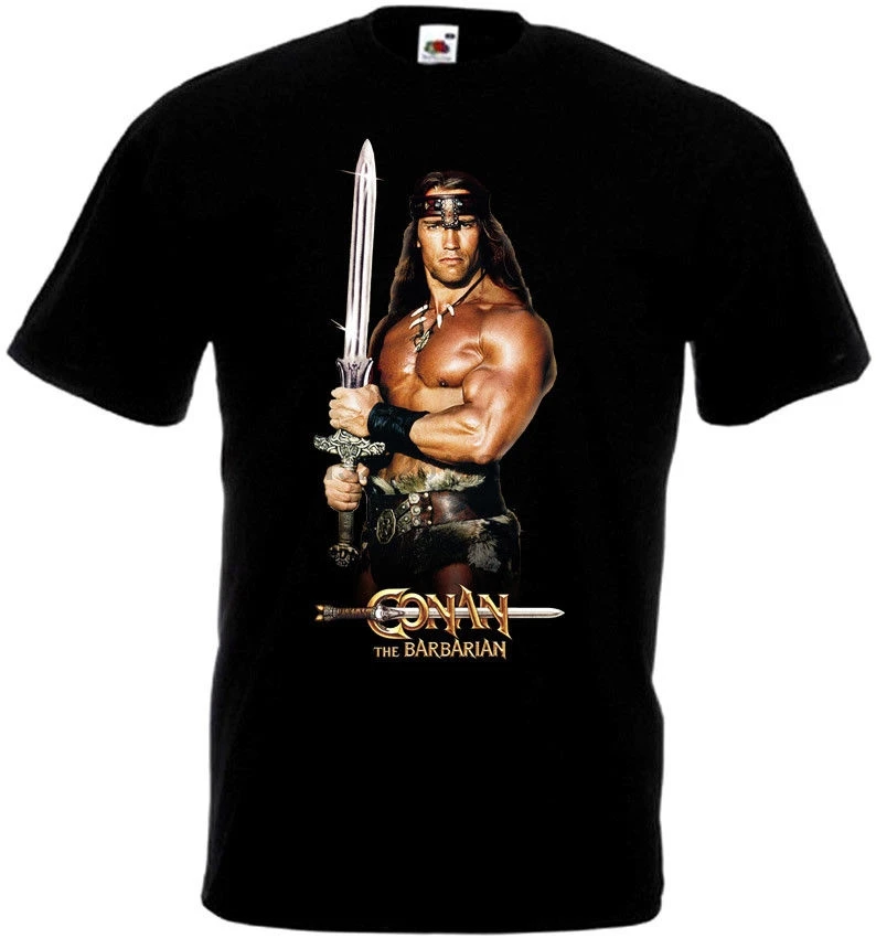 Conan the Barbarian v1 футболка черный хаки натуральный плакат все размеры all с короткими