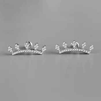 

CMajor Latest S925 Sterling Silver Imported 7A Cubic Zircon European and American Style Temperament Stud Earrings for Women