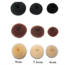 3 Size Fashion Women Magic Shaper Donut Hair Ring Bun Hair Styling Tools Accessories Hair Braiders Tools For Lady Hair Bun Make 