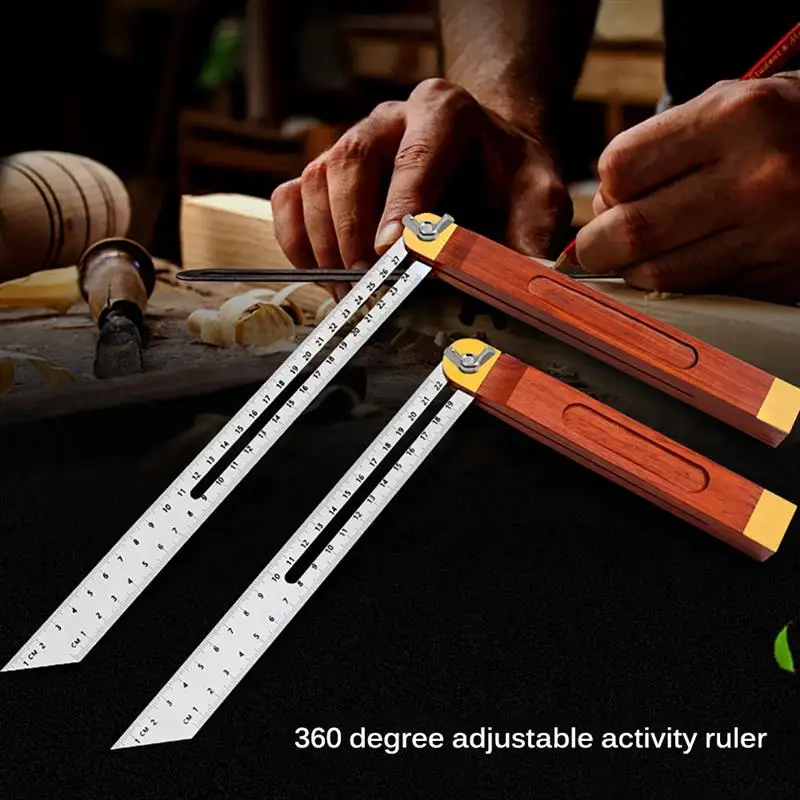 LemonBest Craftsman раздвижной складной T-Bevel квадратный прочный измеритель угломер угол