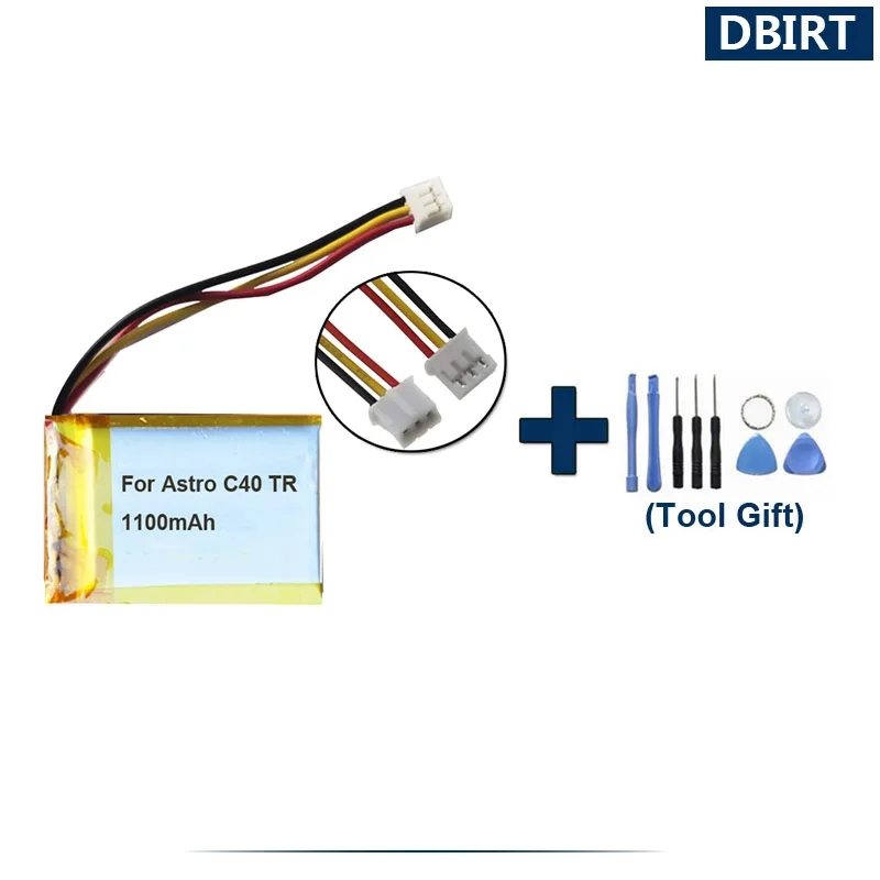 Plug Battery For Garmin Astro C40 TR 