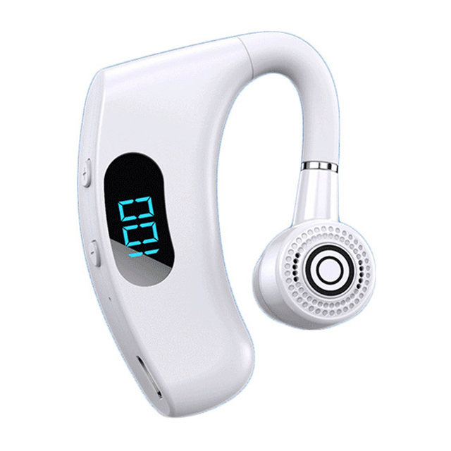 Wireless Headsets LED Display Long Standby Time Headphones Stereo TWS BT 5.2 Stereo Earhook Earphones for Business
