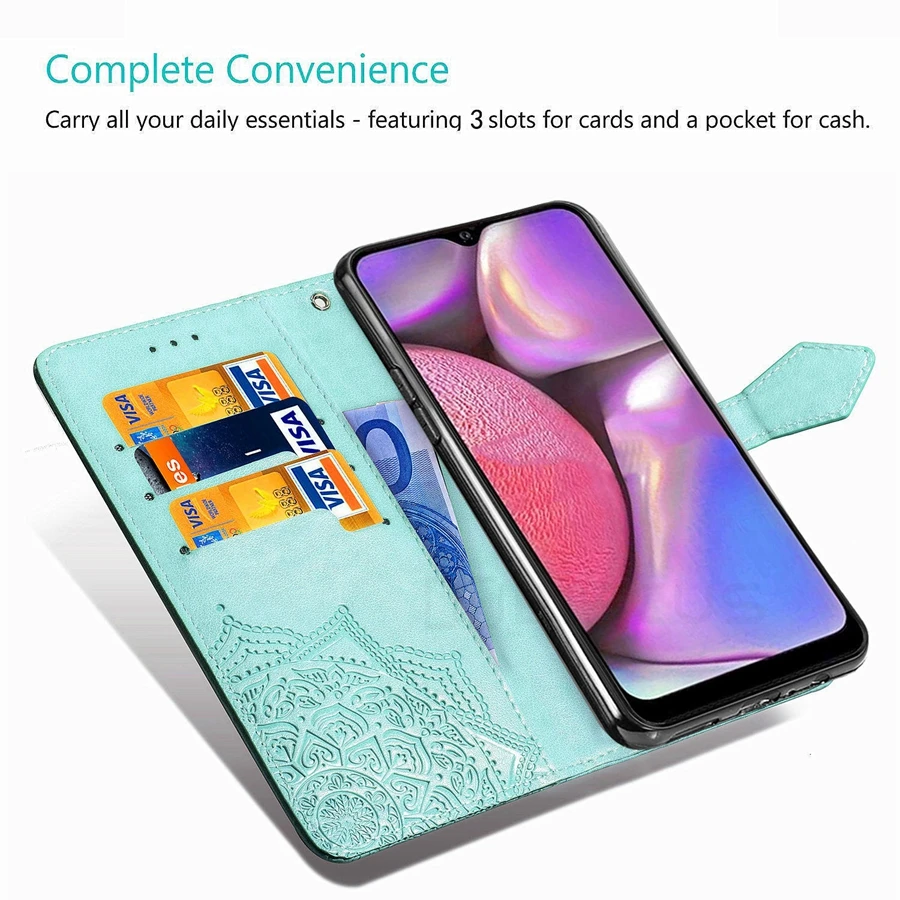 Чехол для телефона samsung A20s с подставкой, флип-чехол для samsung Galaxy A20 s E SM-A207F/DS A207FN A205F A202F, роскошный кожаный чехол-бумажник