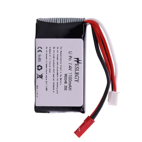 Battery with balanced Charger Sets For Wltoys V353 A949 A959 A969 A979 k929 74v 1100mah lipo Battery For RC Car Helicopter Boat title=