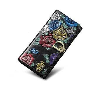 

genuine leather wallet women fashion women long wallet coin leather women wallet purse female long women wallet genuine leather