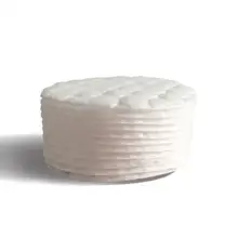 Яркий гламурный 60 шт./упак. губка для макияжа круглые ватные диски Мягкий очищающий макияж Чистый хлопок для удаления нарезанных волос средство для ухода за кожей лица