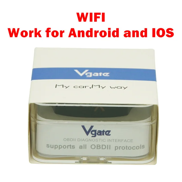 Vgate iCar pro ELM327 Real V2.1 OBD код ридер Bluetooth/wifi Автоматический Режим сна для Android и IOS тесто, чем ELM327 V1.5 - Цвет: WIFI