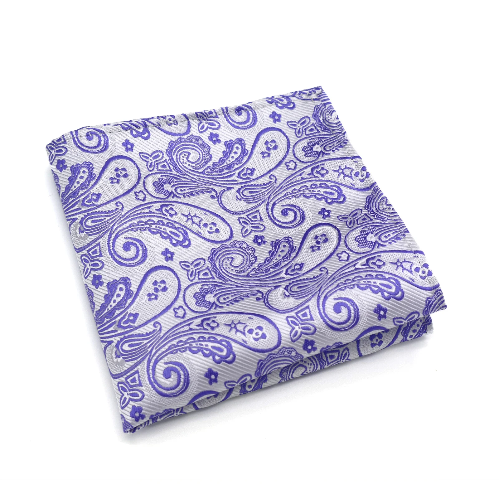 F043 PAISLEY 41-60 популярные мужские шелковые носовые платки с цветочным узором пейсли в полоску, в горошек, карманные квадраты для костюмов, курток, свадеб, вечеринок, бизнеса - Цвет: F043 PAISLEY