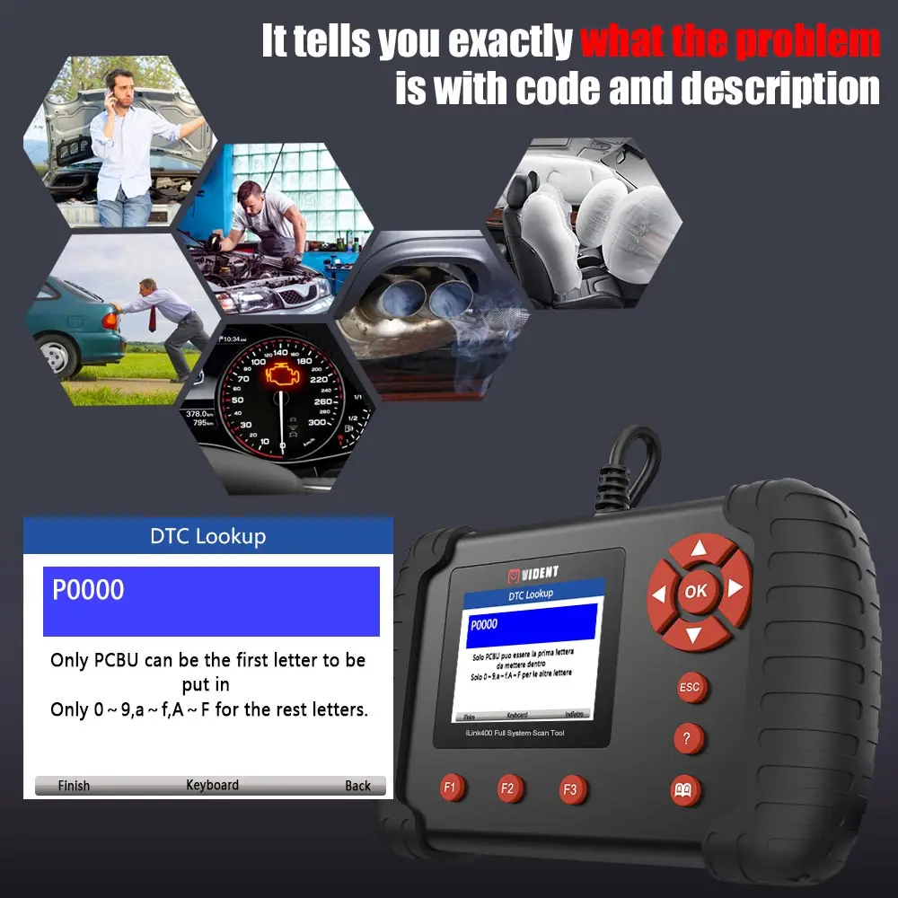 Система автоматического сканирования VIDENT iLink400 Full System ABS/SRS/EPB // DPF