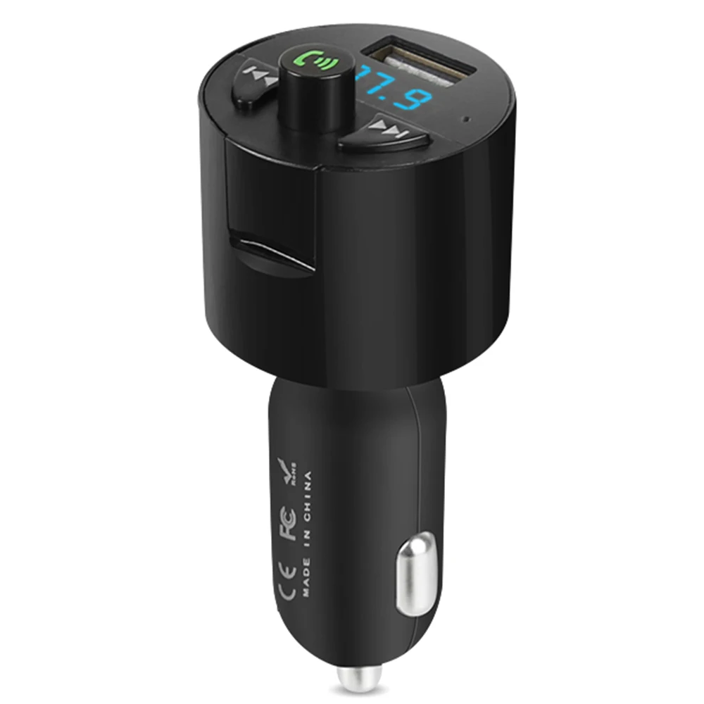 Vehemo автомобильный беспроводной передатчик USB зарядное устройство автомобильный Bluetooth громкой связи для MP3 плеера автомобильный для портативного