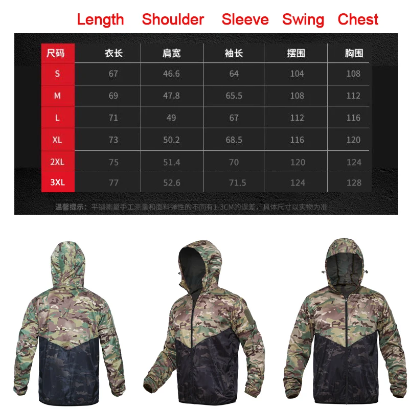 Камуфляжное пальто с защитой от ультрафиолета, водонепроницаемая ветровка, мужские охотничьи куртки, тактические походные охотничьи куртки, быстросохнущая ткань для кожи